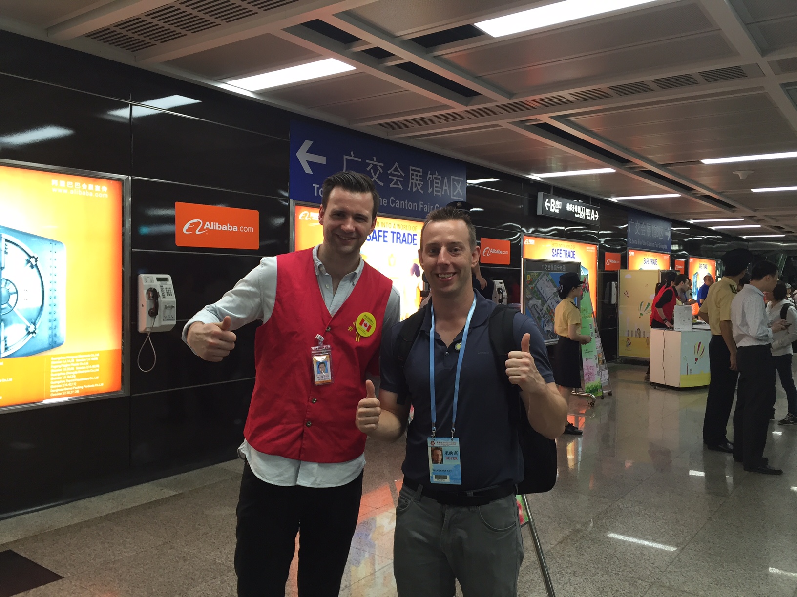 Around Metro lines you may even find Western volunteers to help you find your way to the Canton Fair.