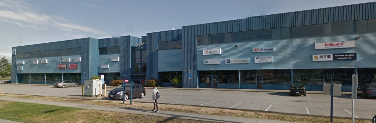 Freight forwarding is a huge industry. This street in Vancouver has several freight forwarders all in one building. 