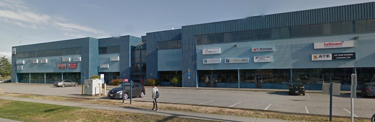 Freight forwarding is a huge industry. This street in Vancouver has several freight forwarders all in one building.