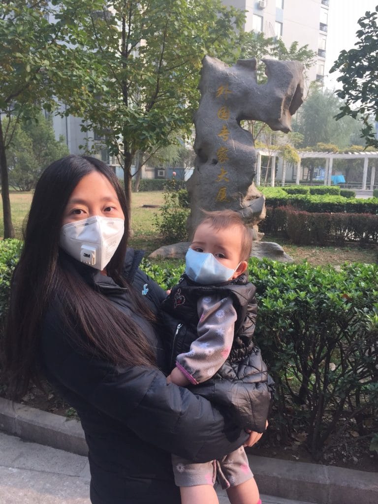 When traveling to China always make sure to bring your passport, money, and smog masks.