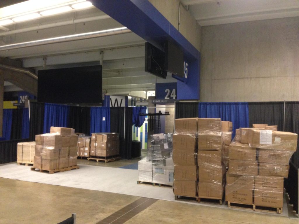 By 2016, we had gone from importing 1 pallet of goods to the boat show to 10+ pallets