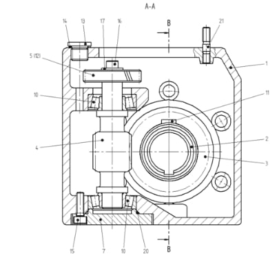 A sample CAD drawing