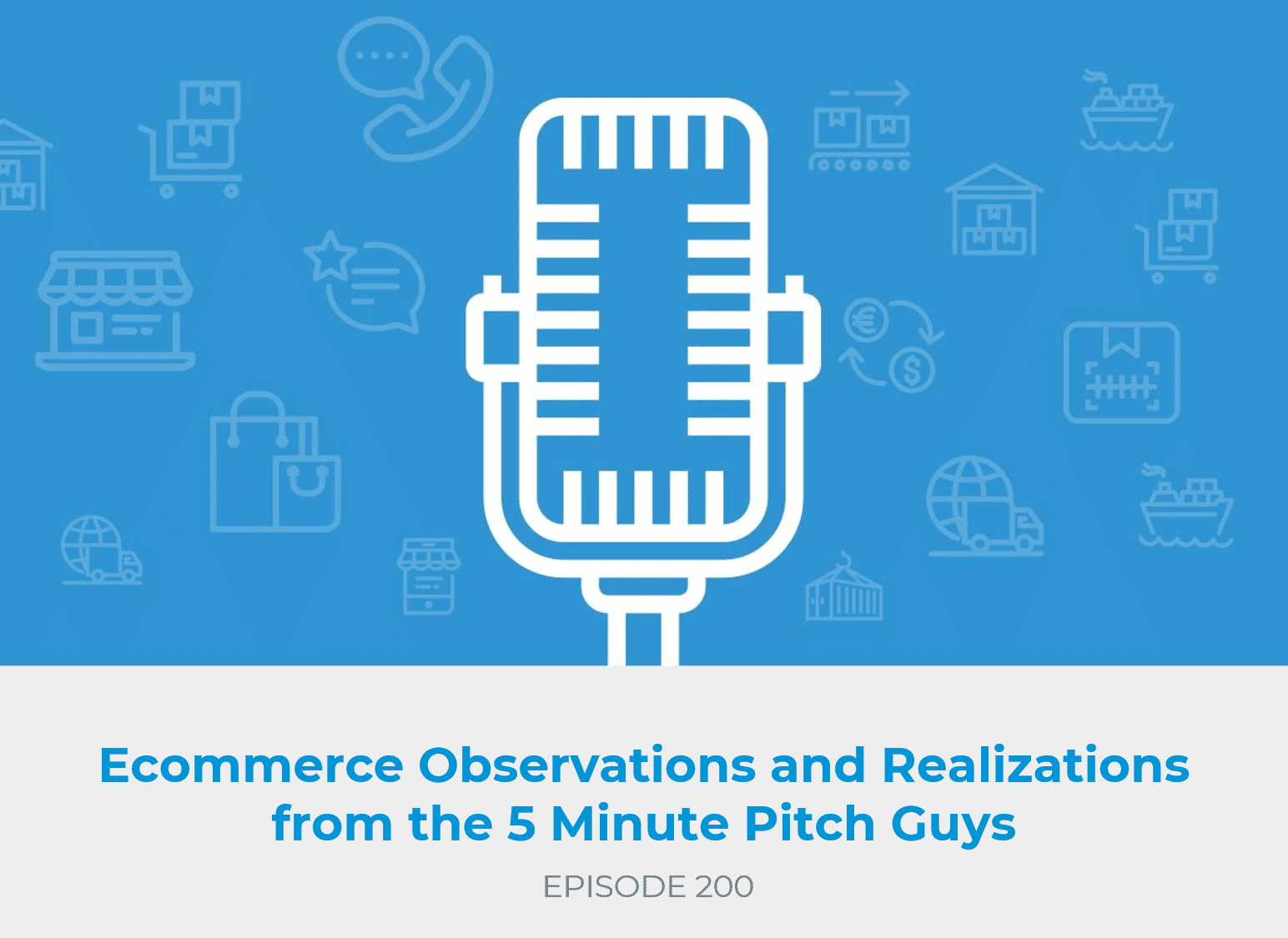 Ecommerce Observations and Realizations from 5 Minute Pitch Guys