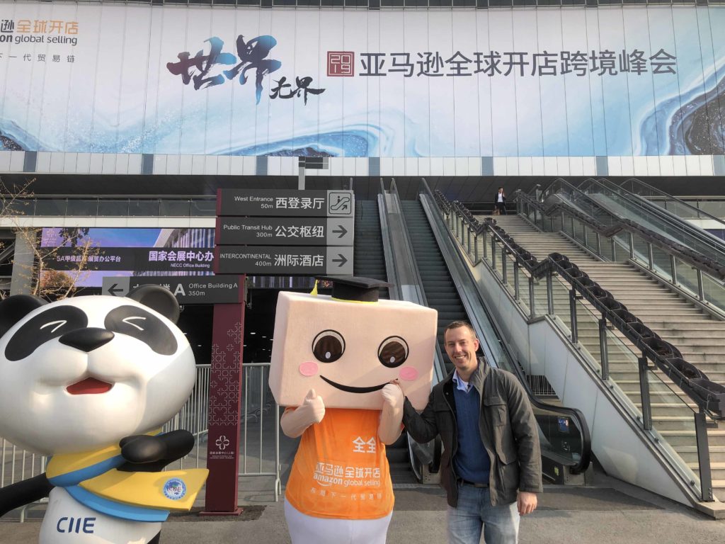 An Amazon Mascot in China