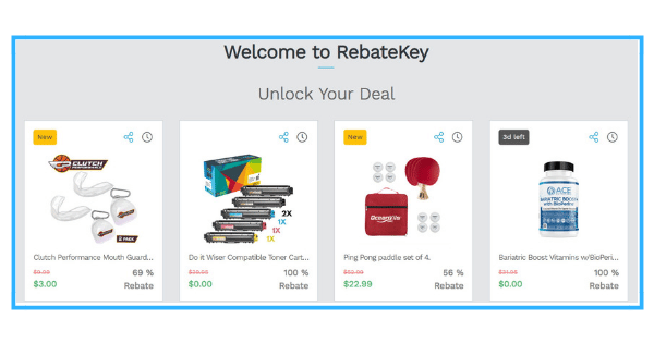 Rebate Key Amazon Tos