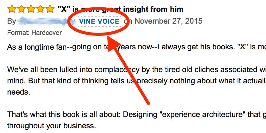 amazon vine voice review