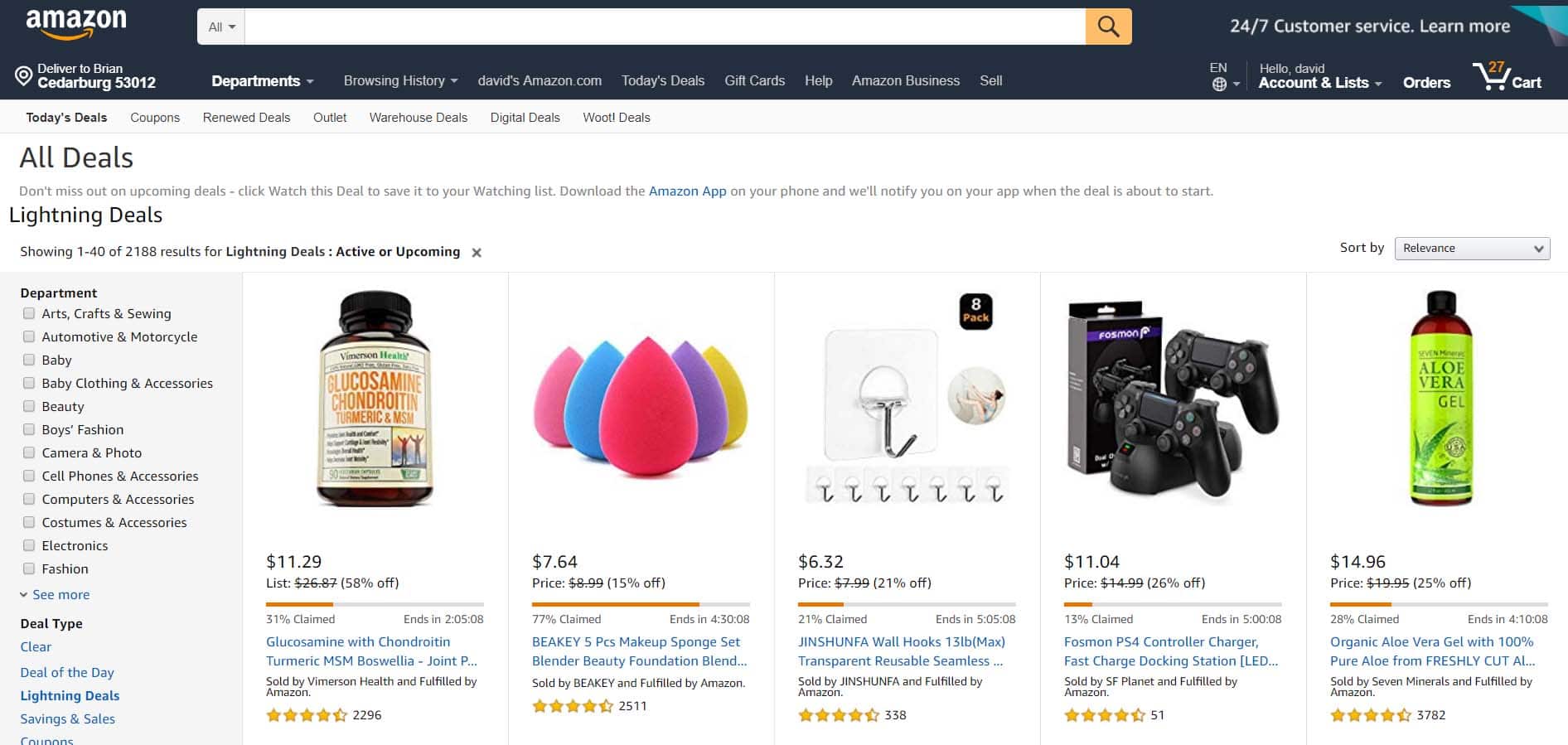 Lightning Deals - Do They Work? (A/B Testing)