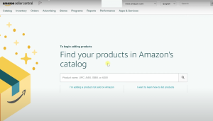 screenshot of add product catalog