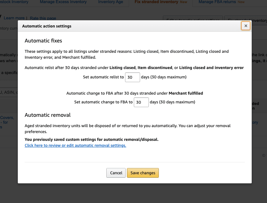 Automatic relisting on Amazon