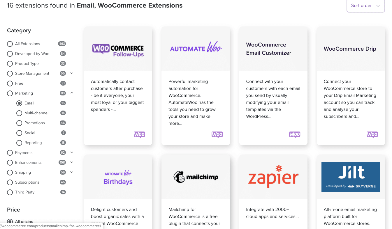 Wocommerce plug-ins and extensions
