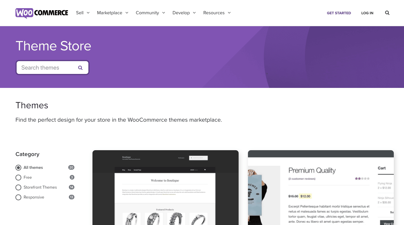Woocommerce themes