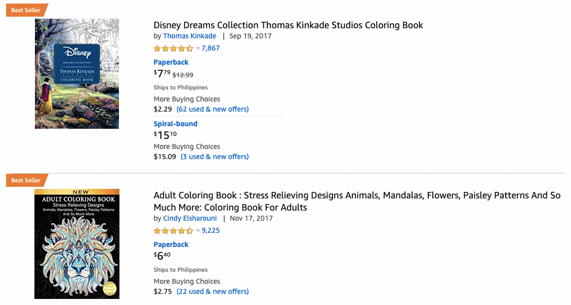 Amazon best Seller badge