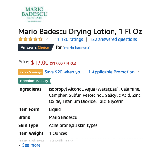 amazon's choice badge