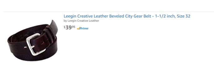 leegin belt