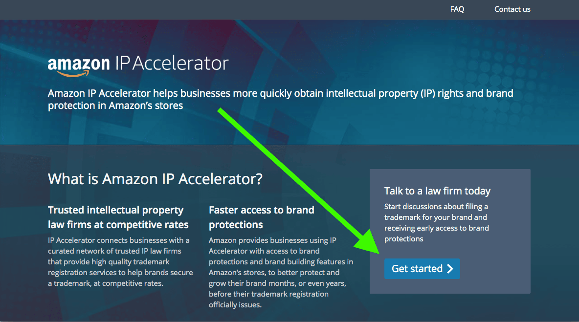 How to apply for Amazon IP Accelerator