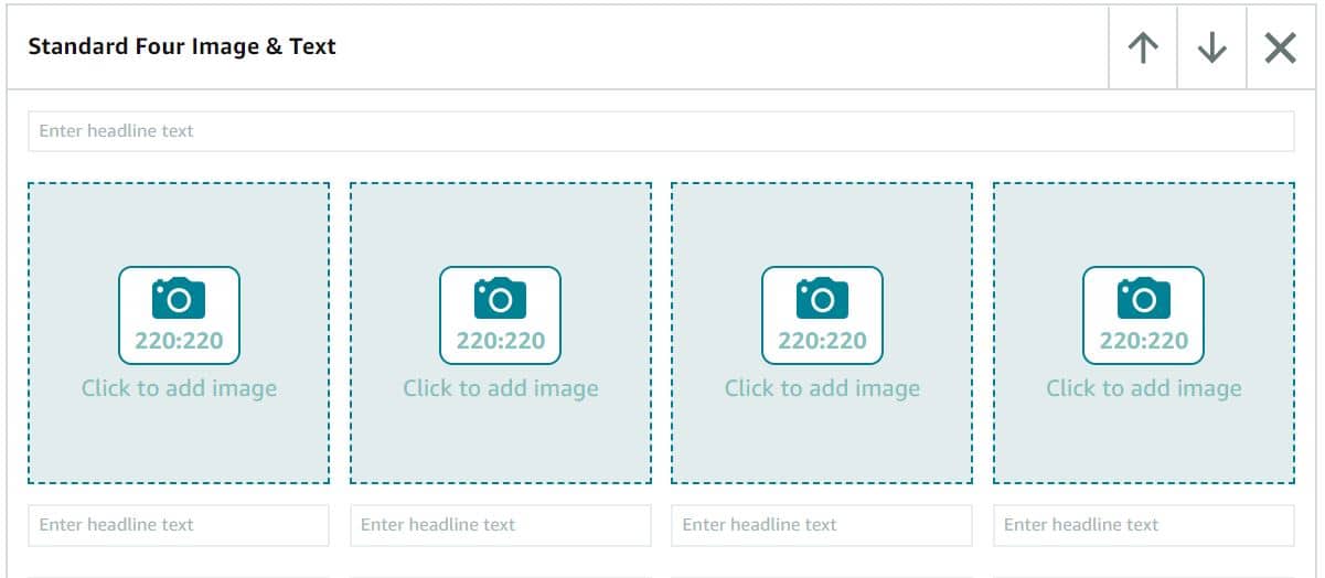 screenshot of ebc modules indicating the photo sizes