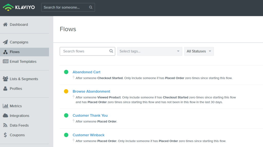 types of flows