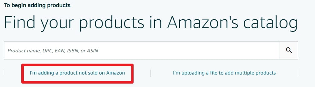 add a new item to amazon