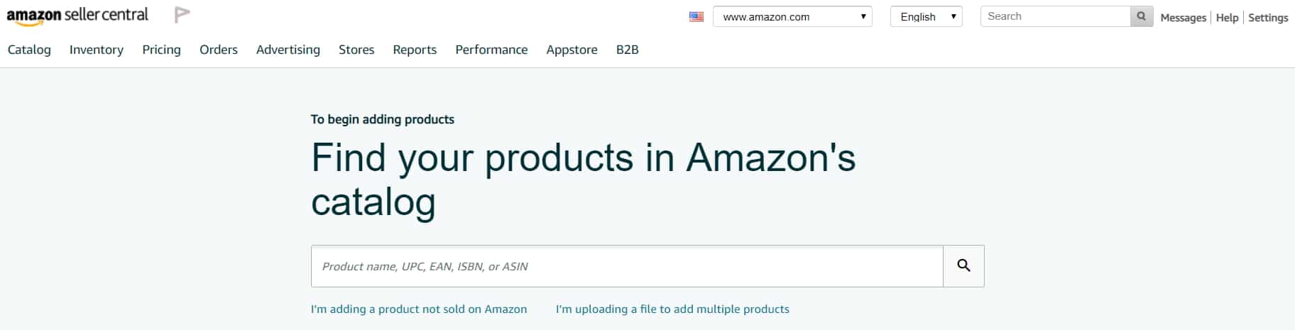 add a product on amazon