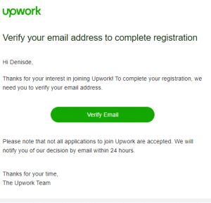 upwork sign up