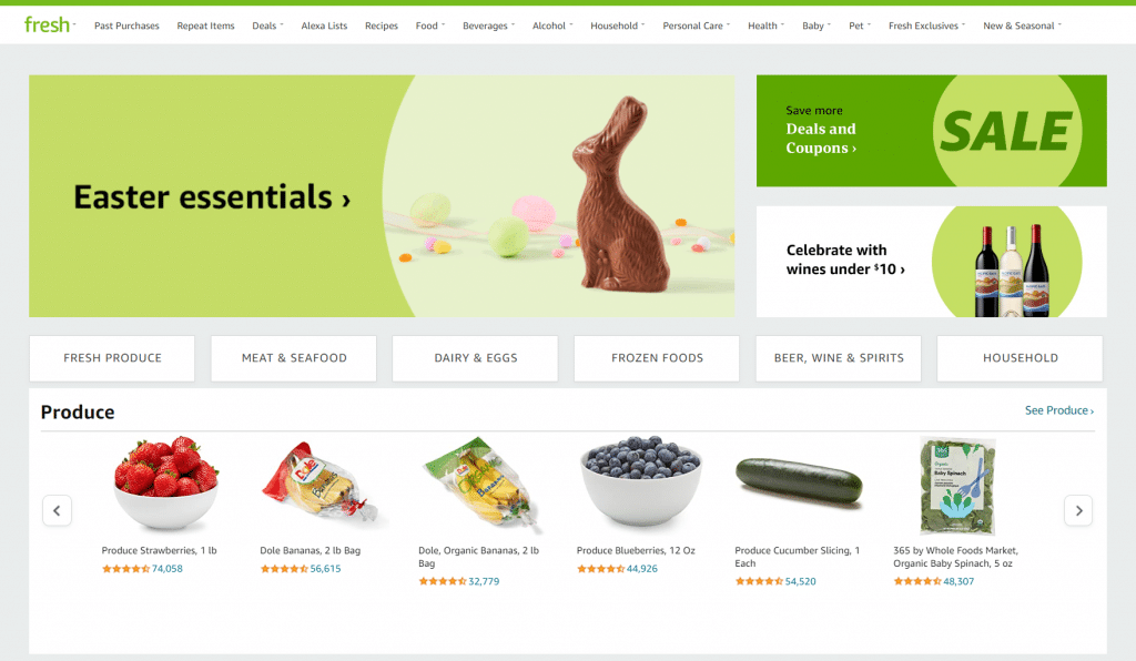 amazon fresh website