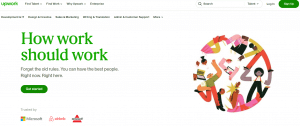 upwork home page