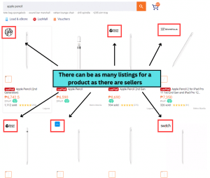 multiple sellers on Lazada