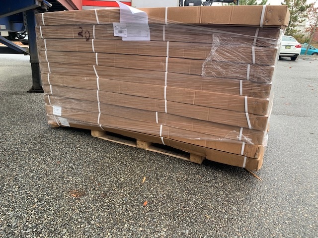 Amazon Refused Shipments - overhanging pallets