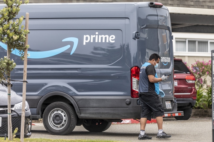 Amazon Prime van