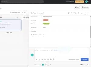 asana communication feature