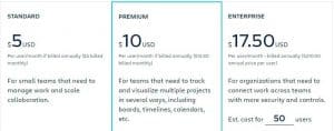 Trello with its simpler approach