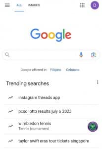 Websites like Google and YouTube