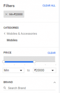 Utilize filters and sorting options