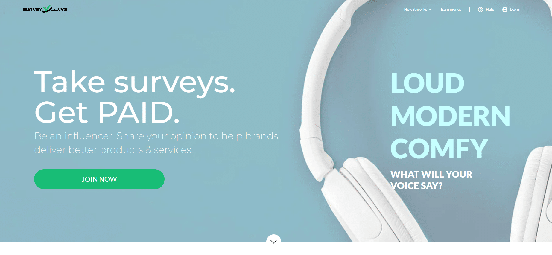 Survey Junkie website screenshot