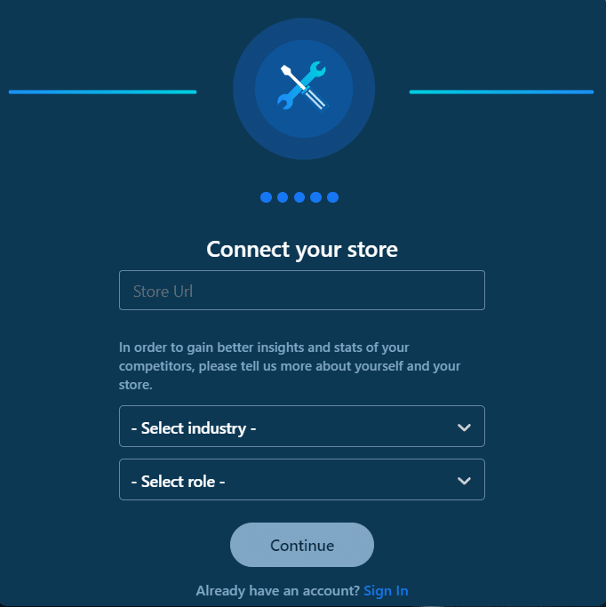 Triple Whale verifies your account through Shopify
