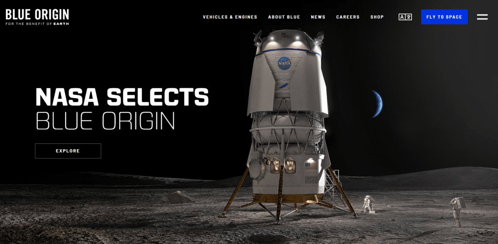 Blue Origin, one of many projects that increases jeff bezos' net worth