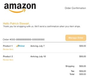 Confirm your order