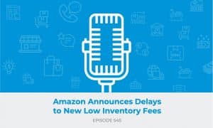 E545: Amazon Announces Delays to New Low Inventory Fees