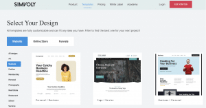 simvoly-website-design-templates