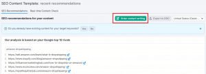 order content writing semrush