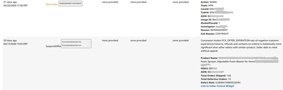 amazon annotation report