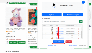 datadive search on amazon