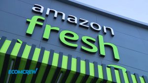 Image of Amazon Fresh brick and mortar storefront.