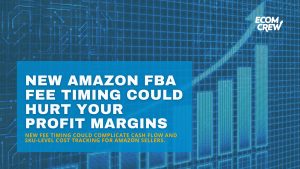 Cover image featuring the article title "New Amazon FBA Fee Timing Could Hurt Your Profit Margins.