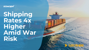 Shipping Rates 4x Higher Amid War Risk Cover Image