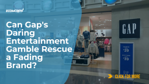 Article cover image featuring article title written in white text over an image of a physical GAP store.