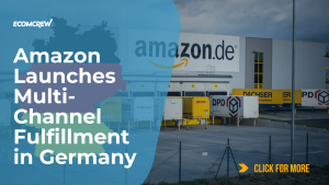 Article cover image featuring the title written in white text over a picture of an Amazon warehouse in Germany.