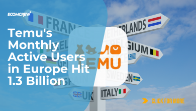 Temu's Monthly Active Users in Europe Hit 1.3 Billion Cover Image