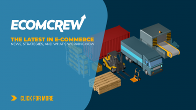 ECOMCREW NEWS ARTICLE COVER IMAGE FEATURING A LOGISTICS SYSTEM.