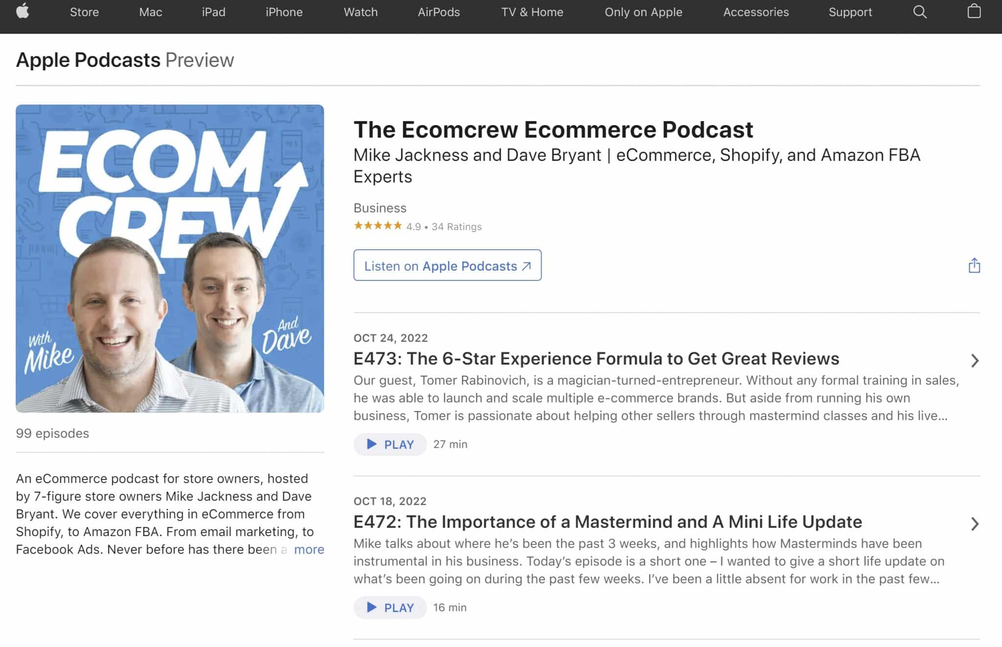 ecomcrew podcast cover